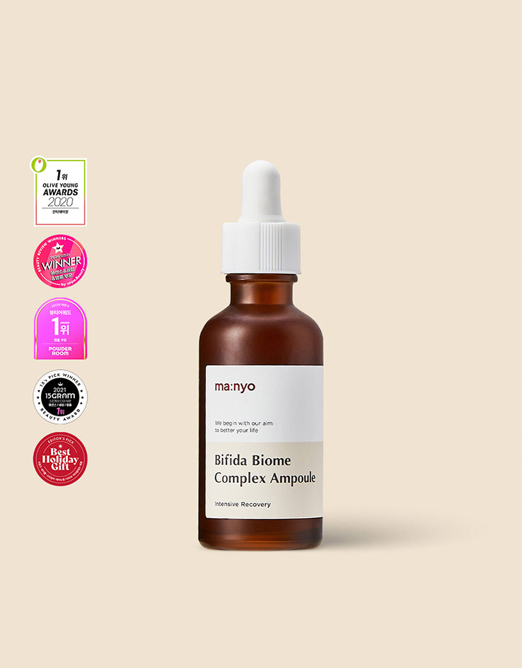 韓國皇牌得奬 manyo Bifida Biome Complex Ampoule 逆齡再生修護安瓶精華(第2代) - 50ml