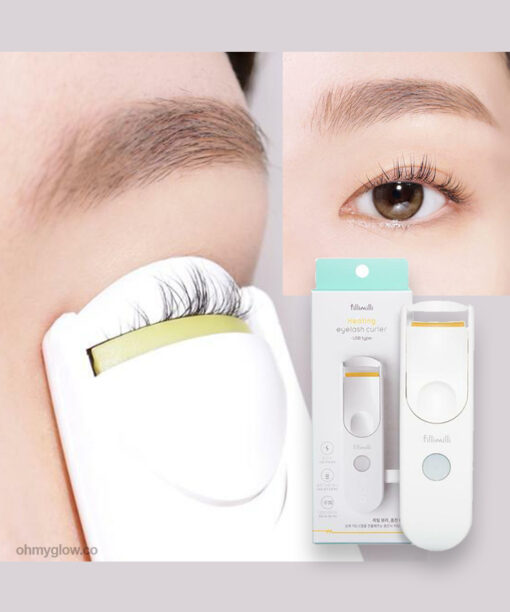 第二代升級～USB式叉電 韓國 Fillimilli Heating Eyelash Curler 2合1電熱睫毛捲曲夾 - USB type