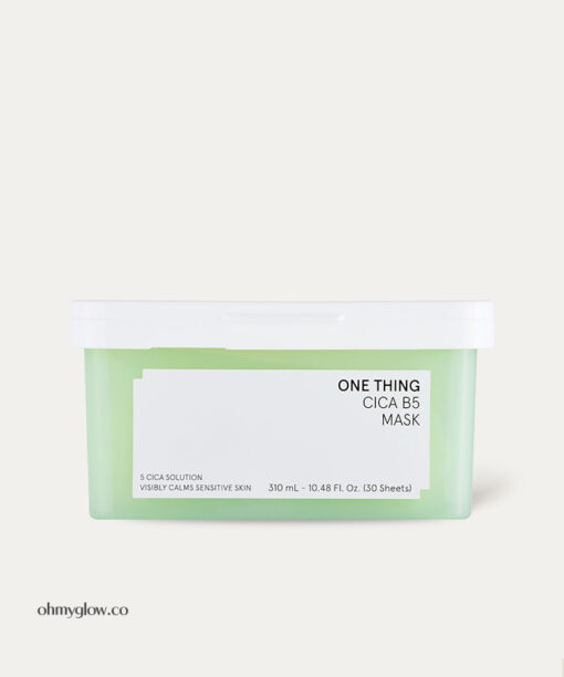 日用舒緩面膜～韓國 One Thing Cica B5 Mask 積雪草B5舒緩面膜 抽取式 30片裝