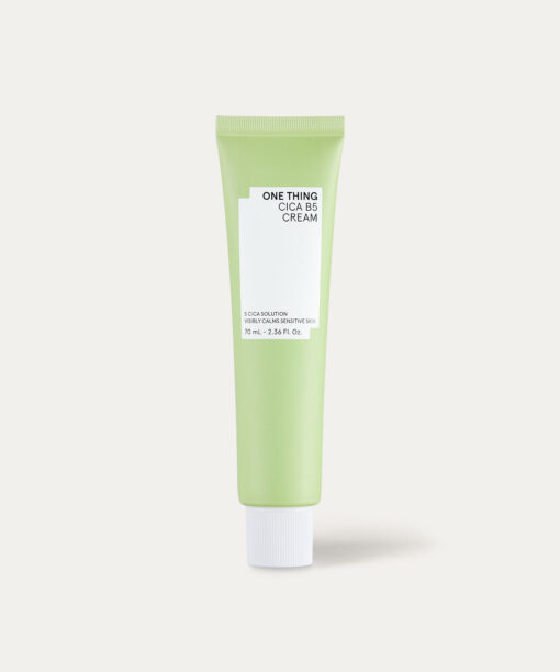 天然強化肌膚修復力～韓國 One Thing Cica B5 Cream 🌿 5重積雪草B5修復屏障鎮靜面霜 - 70ml
