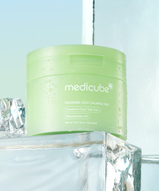 痘痘肌～韓國 medicube Exosome Cica Calming Pad 第4代高效能積雪草舒緩爽膚棉片 - 70片裝