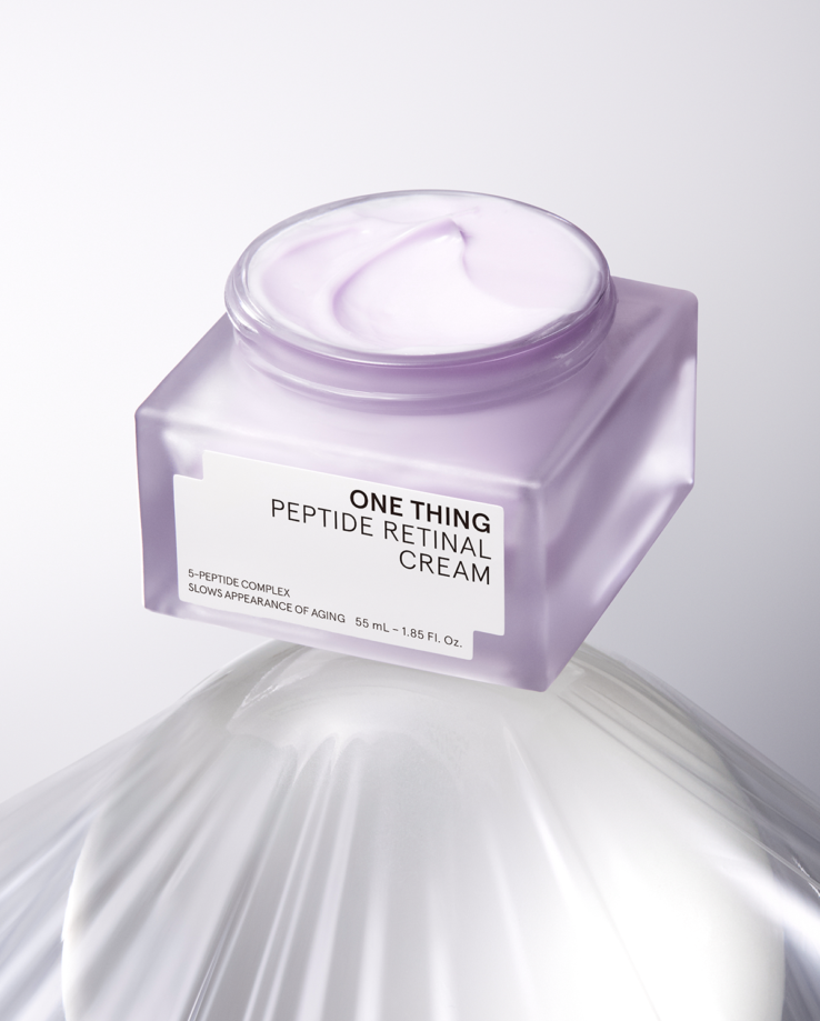 2週內由內而外緊緻～韓國 One thing Peptide Retinal Cream 5胜肽A醛視黃醛強效抗老減紋面霜 - 55ml