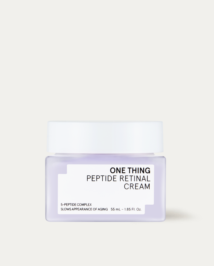 2週內由內而外緊緻～韓國 One thing Peptide Retinal Cream 5胜肽A醛視黃醛強效抗老減紋面霜 - 55ml