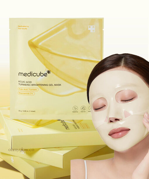 美白淡斑～韓國 medicube Deep Kojic Acid Turmeric Brightening Gel Mask DEEP麴酸 X 薑黃煥白透亮果凍面膜 – 2種選擇